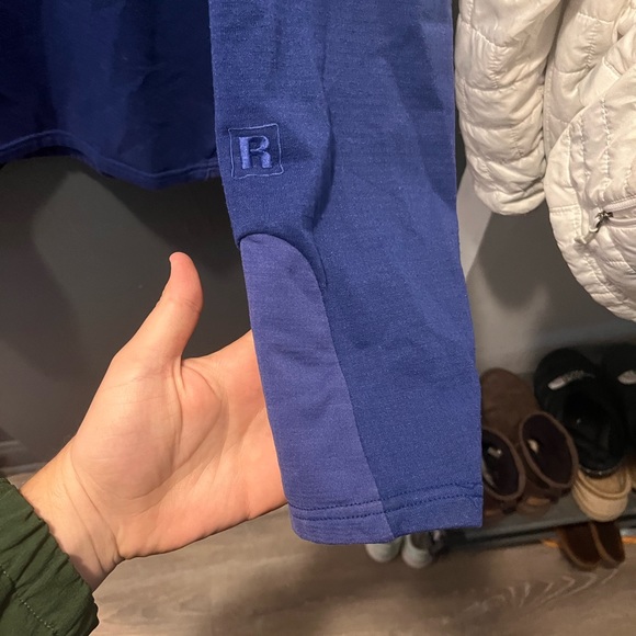 Men’s blue Patagonia lightweight performance sweater 1/4 zip up Men’s Large - Picture 4 of 4